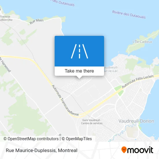 Rue Maurice-Duplessis map