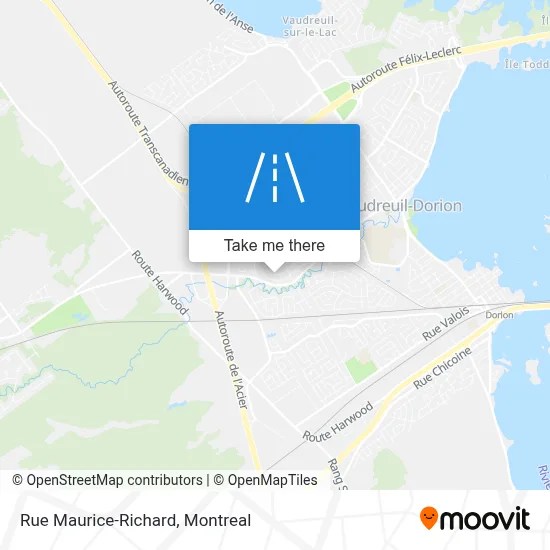 Rue Maurice-Richard map