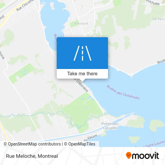 Rue Meloche map