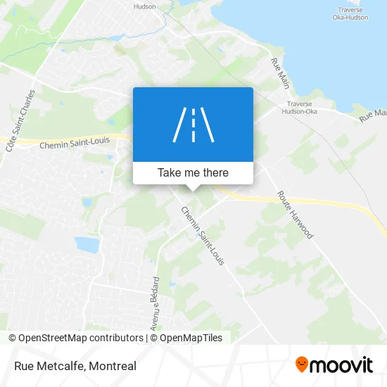 Rue Metcalfe map