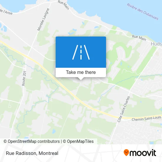 Rue Radisson map