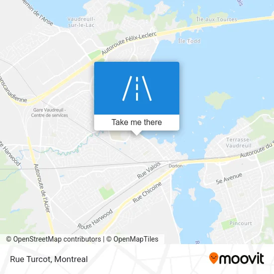 Rue Turcot map