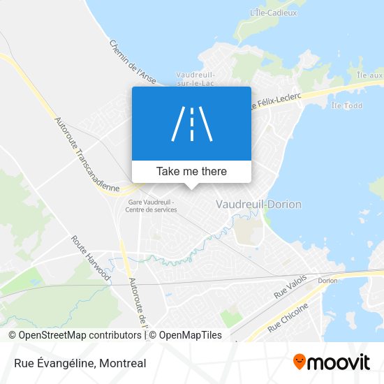 Rue Évangéline map