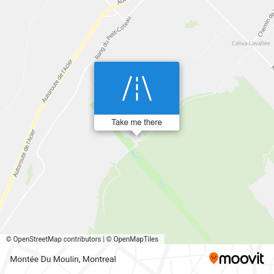Montée Du Moulin map