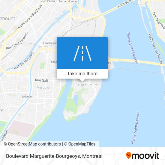Boulevard Marguerite-Bourgeoys map