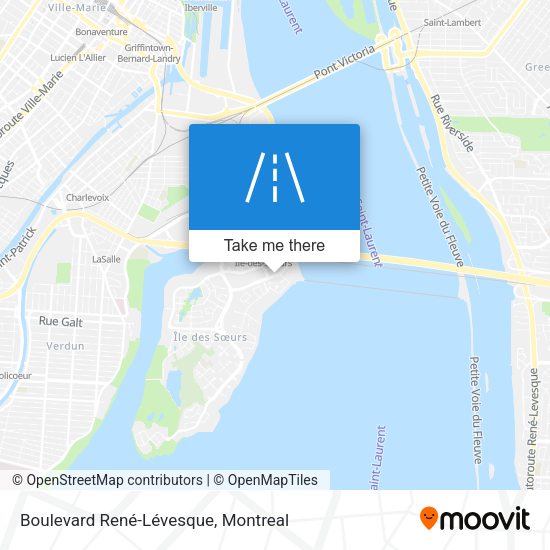 Boulevard René-Lévesque map