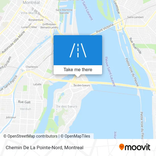 Chemin De La Pointe-Nord map