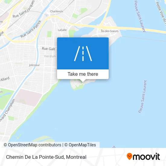 Chemin De La Pointe-Sud map