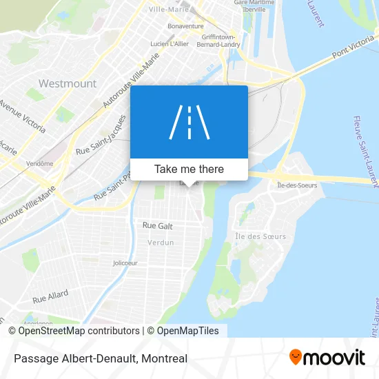 Passage Albert-Denault map