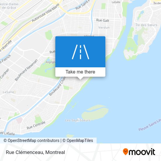 Rue Clémenceau map