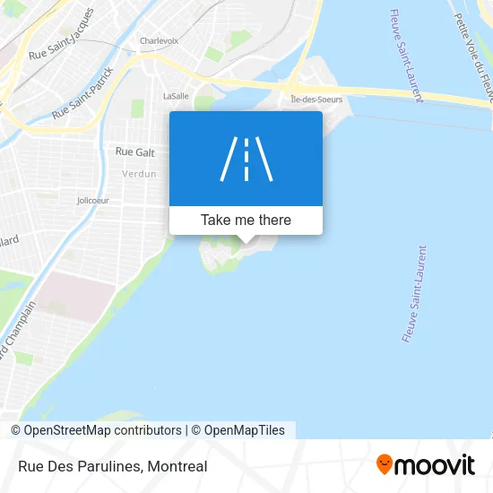 Rue Des Parulines map