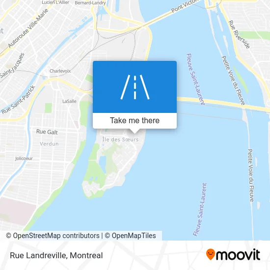 Rue Landreville map