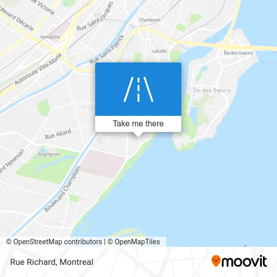 Rue Richard map