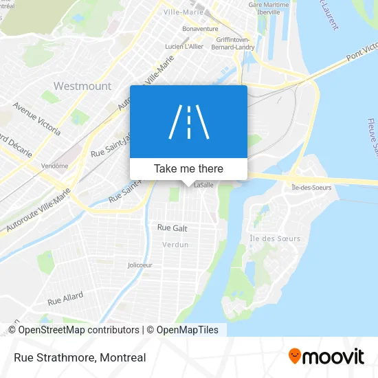 Rue Strathmore map