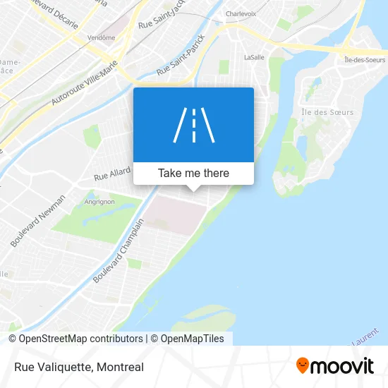 Rue Valiquette map