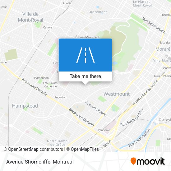 Avenue Shorncliffe map