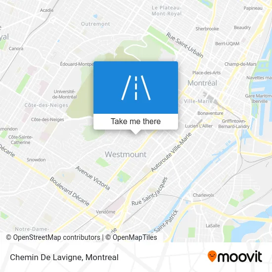 Chemin De Lavigne map