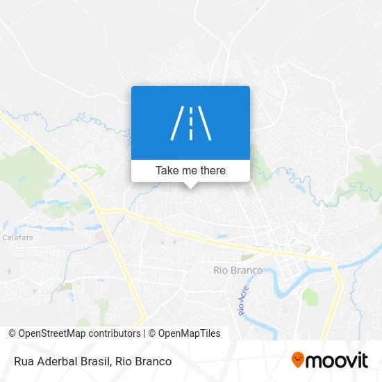 Rua Aderbal Brasil map