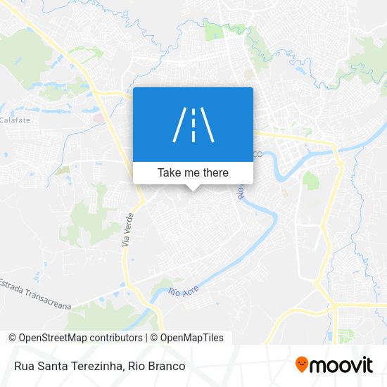 Rua Santa Terezinha map