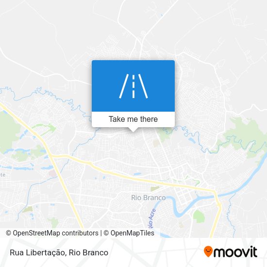 Rua Libertação map