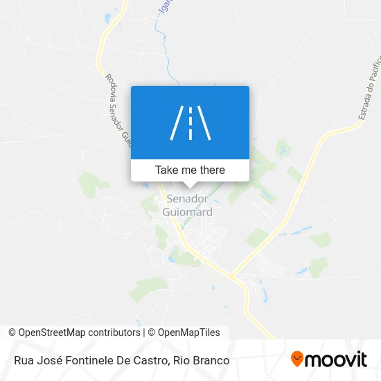 Rua José Fontinele De Castro map