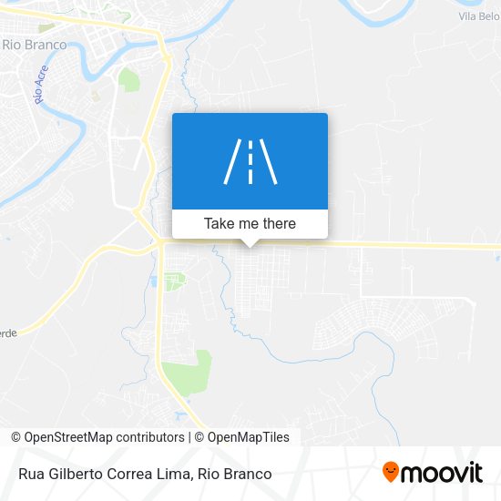 Rua Gilberto Correa Lima map