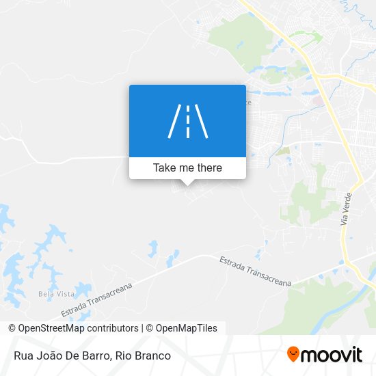 Rua João De Barro map
