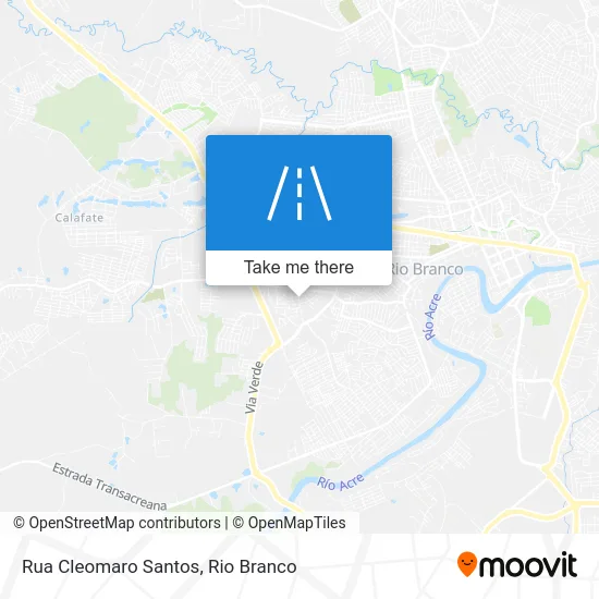 Rua Cleomaro Santos map
