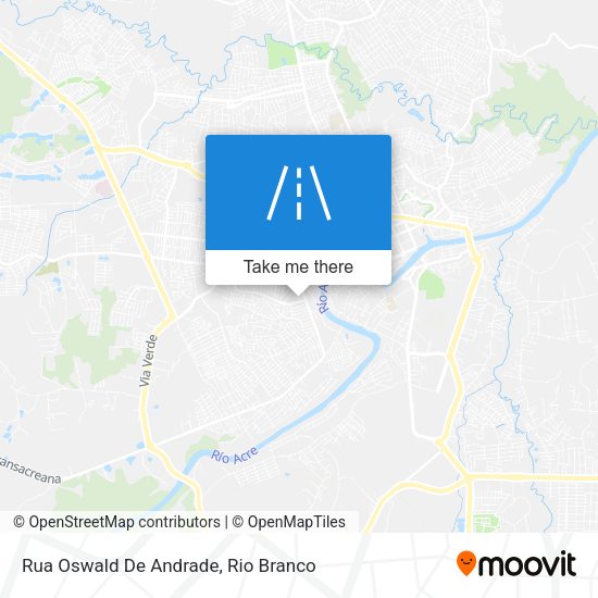 Rua Oswald De Andrade map