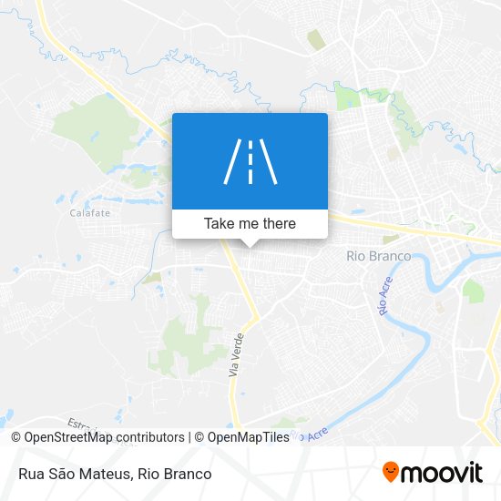 Rua São Mateus map