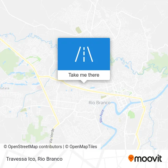 Travessa Ico map