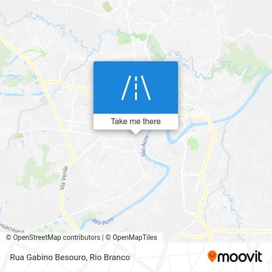 Rua Gabino Besouro map