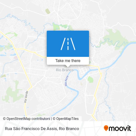 Rua São Francisco De Assis map