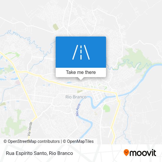 Rua Espírito Santo map
