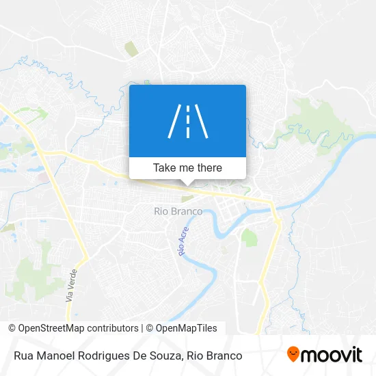 Rua Manoel Rodrigues De Souza map