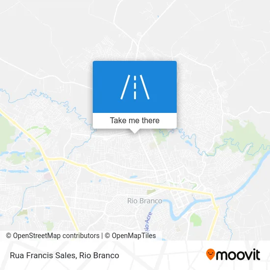 Rua Francis Sales map
