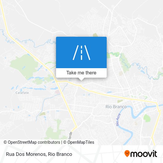 Rua Dos Morenos map