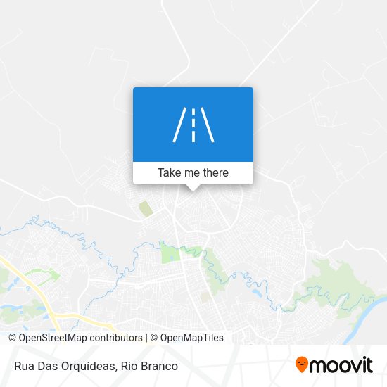 Rua Das Orquídeas map