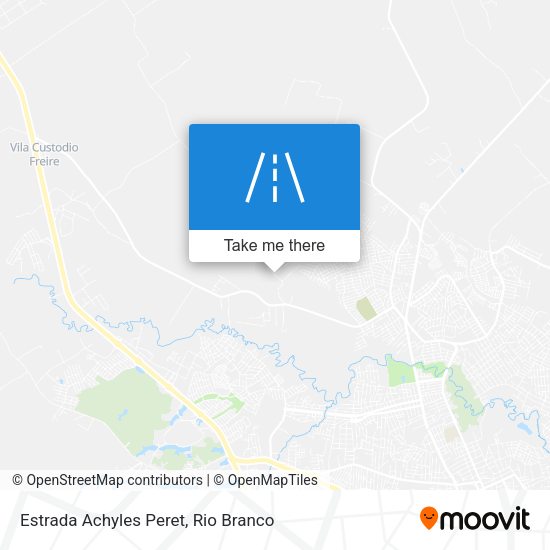 Estrada Achyles Peret map