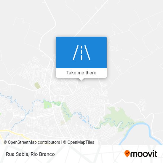 Rua Sabia map