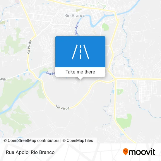 Rua Apolo map
