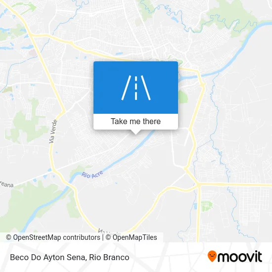 Beco Do Ayton Sena map