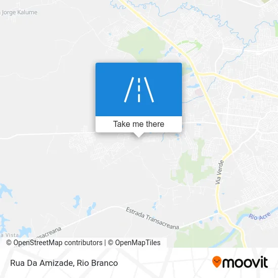 Rua Da Amizade map