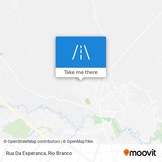 Rua Da Esperanca map