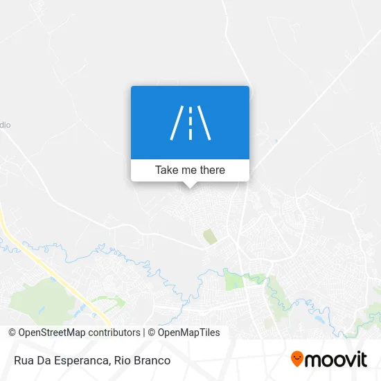 Rua Da Esperanca map