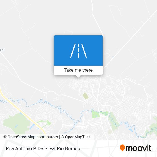 Rua Antônio P Da Silva map
