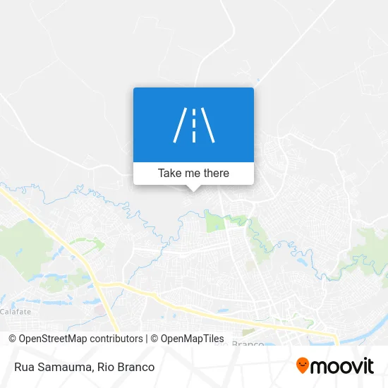Rua Samauma map
