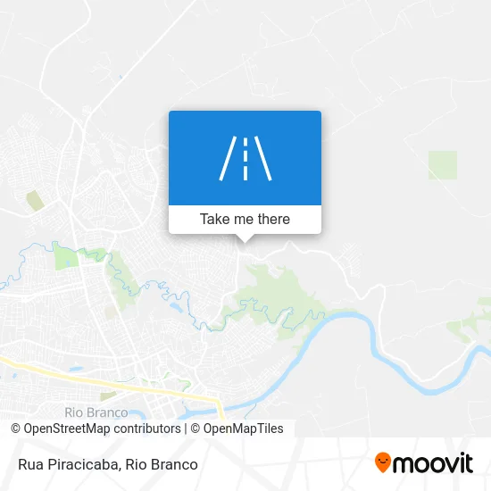 Rua Piracicaba map