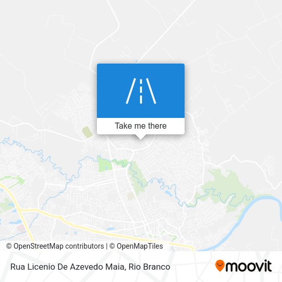 Rua Licenio De Azevedo Maia map