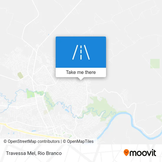 Travessa Mel map